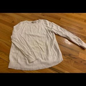 Ann Taylor LOFT Women's Sweater Cotton Blend White Medium